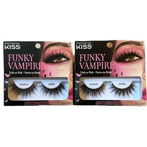 NWT KISS Halloween Limited Edition Funky Vampire False Eyelashes - Elizabeth
